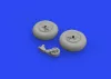 Eduard Accessories Ki-61-Id wheels for Tamiya - kerékkészlet