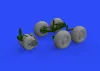 Eduard Accessories SU-34 wheels for Hobby Boss - kerékkészlet