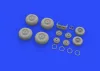 Eduard Accessories SU-34 wheels for Hobby Boss - kerékkészlet