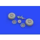 Eduard Accessories P-51D wheels for Airfix - kerékkészlet