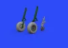 Eduard Accessories P-51D wheels for Airfix - kerékkészlet