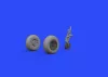 Eduard Accessories P-51D wheels for Airfix - kerékkészlet