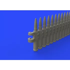   Eduard Accessories Ammo belts 12,7mm - lőszerhevederek 12,7mm – fegyverzet-részletező készlet