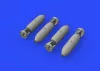 Eduard Accessories British 500lb bombs - brit 500lb bomba – bombafegyverzet-készlet