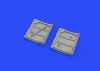 Eduard Accessories Spitfire Mk.VIII/IX cockpit door f.Eduar - Spitfire Mk.VIII/IX – cockpitajtó, Eduard maketthez