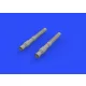 Eduard Accessories Bf 109G-6 gun barrels for Tamiya - fegyvercsövek