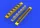 Eduard Accessories Bf 109G-6 exhaust stacks for Tamiya - kipufogócsonkok