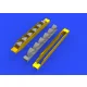 Eduard Accessories Bf 109G-6 exhaust stacks for Tamiya - kipufogócsonkok