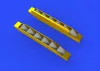 Eduard Accessories Bf 109G-6 exhaust stacks for Tamiya - kipufogócsonkok