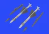 Eduard Accessories R-23R missiles for MiG-23 f.Eduard/Trump - fegyverzetkiegészítő MiG-23-hoz, Eduard/Trumpeter makettekhez