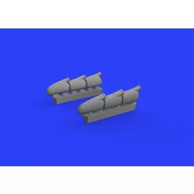   Eduard Accessories Spitfire Mk.I exhaust stacks for Tamiya - kipufogócsonkok