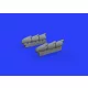Eduard Accessories Spitfire Mk.I exhaust stacks for Tamiya - kipufogócsonkok