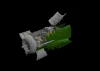 Eduard Accessories Fw 190A-8 engine & fuselage guns f.Eduar - motor- és törzsfegyverzet-részletező készlet
