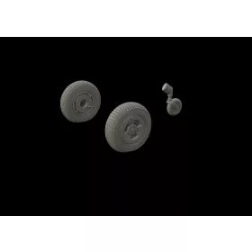   Eduard Accessories Spitfire Mk.XIV wheels-3spoke f.Airfix - kerékkészlet