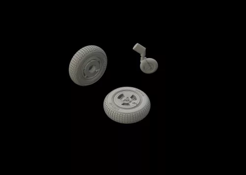 Eduard Accessories Spitfire Mk.XIV wheels-3spoke f.Airfix - kerékkészlet