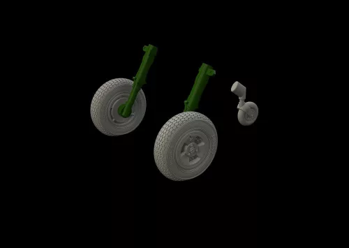 Eduard Accessories Spitfire Mk.XIV wheels-3spoke f.Airfix - kerékkészlet