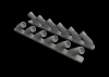 Eduard Accessories Spitfire Mk.XIV exhaust stacks f.Airfix - kipufogócsonkok