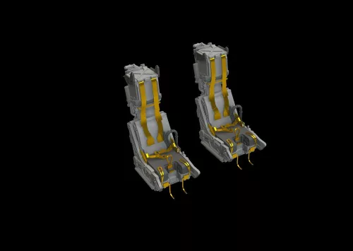 Eduard Accessories Spitfire Mk.XIV exhaust stacks f.Airfix - kipufogócsonkok