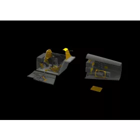   Eduard Accessories Bf 109E cockpit & radio compartment f.Ed - cockpit- és rádiótér-részletező készlet