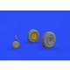 Eduard Accessories P-47D wheels for Tamiya - kerékkészlet