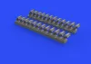 Eduard Accessories P-400 exhaust stacks f. Eduard - kipufogócsonkok