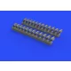 Eduard Accessories P-400 exhaust stacks f. Eduard - kipufogócsonkok
