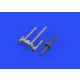 Eduard Accessories P-38F/G gun barrels for Tamiya - fegyvercsövek