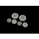 Eduard Accessories F-104 wheels late for Kinetic - kerékkészlet