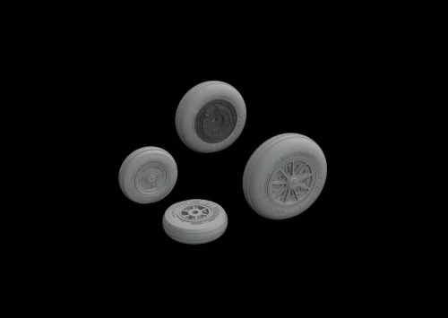 Eduard Accessories F-104 wheels late for Kinetic - kerékkészlet