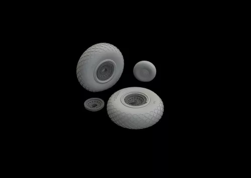 Eduard Accessories B-17 wheels for HKM - kerékkészlet