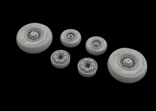 Eduard Accessories F-14D wheels for AMK - kerékkészlet