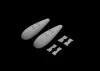 Eduard Accessories P-51D 110gal fuel tank for Eduard - P-51D 110gal üzemanyag-póttartály