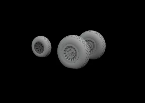 Eduard Accessories A-26/B-26 Invader wheels for ICM - kerékkészlet