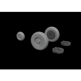   Eduard Accessories Mirage IIIC wheels for Eduard - kerékkészlet