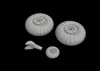 Eduard Accessories He 111 early wheels for ICM - kerékkészlet