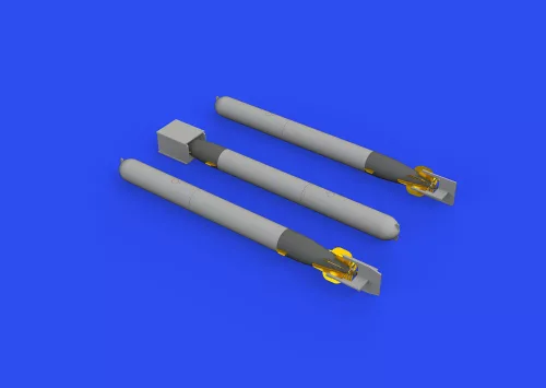 Eduard Accessories Japanese torpedo Type 91 - japán Type 91 torpedók – 3 db