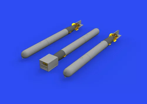 Eduard Accessories Japanese torpedo Type 91 - japán Type 91 torpedók – 3 db