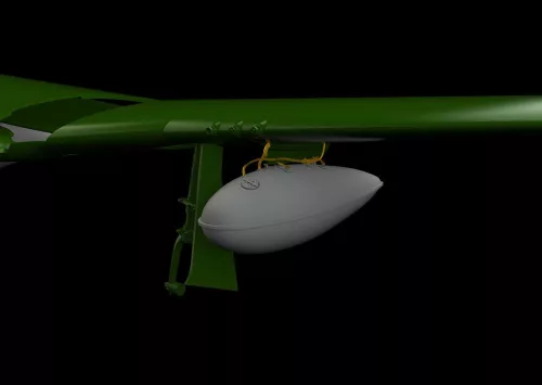 Eduard Accessories P-51D 75gal drop tanks for Eduard - P-51D 75gal póttartály