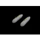 Eduard Accessories P-51D 108gal drop tanks for Eduard - P-51D 108gal póttartály