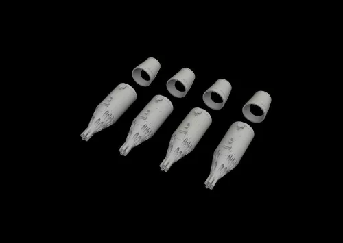 Eduard Accessories UB-32A-24 rocket launcher - fegyverzetkiegészítő