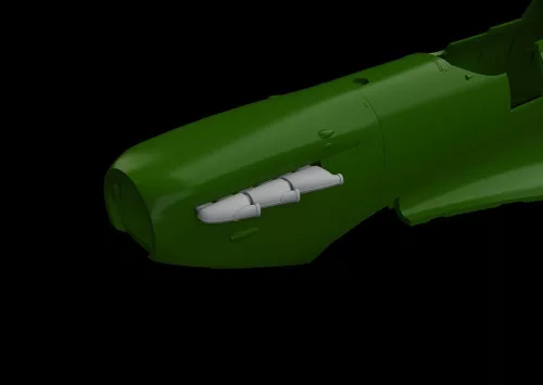 Eduard Accessories Spitfire Mk.I exhaust stacks for Eduard - kipufogócsonkok