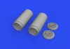 Eduard Accessories MiG-19 exhaust nozzles for Eduard/Trumpeter - hajtómű-fúvócsövek