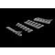 Eduard Accessories Bf 110C/D/E exhaust stacks for Eduard - kipufogócsonkok