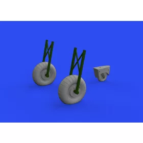   Eduard Accessories Do 17Z wheels for Eduard/ICM - kerékkészlet