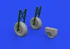 Eduard Accessories Do 17Z wheels for Eduard/ICM - kerékkészlet