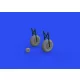 Eduard Accessories Il-2 wheels 1/48 for ZVEZDA - kerékkészlet