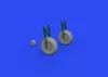 Eduard Accessories Il-2 wheels 1/48 for ZVEZDA - kerékkészlet