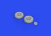 Eduard Accessories Il-2 wheels 1/48 for ZVEZDA - kerékkészlet