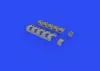 Eduard Accessories Il-2 exhaust stacks 1/48 for ZVEZDA - kipufogócsonkok