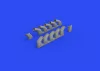 Eduard Accessories Il-2 exhaust stacks 1/48 for ZVEZDA - kipufogócsonkok
